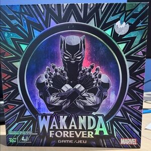 Marvel Wakanda Forever Game with Black and Purple Design